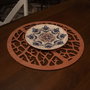 Hermia Juego de Salvamanteles Coral - Rose de Madera (4 piezas)